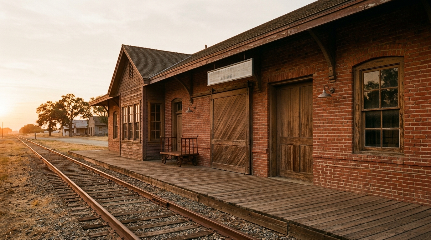 Old railroad depot inspired by Old Town Kern and Bakersfield immigrant history