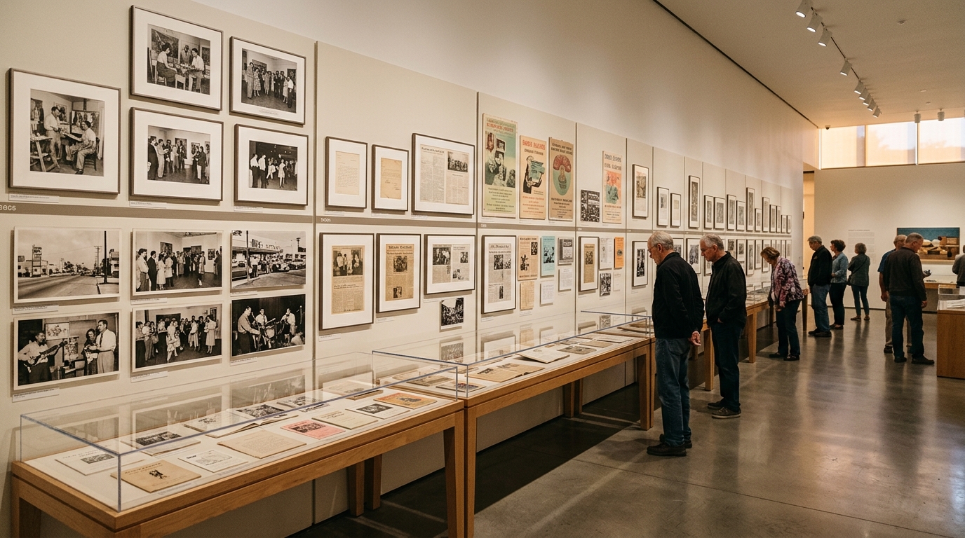Archival exhibition exploring seven decades of Bakersfield art history
