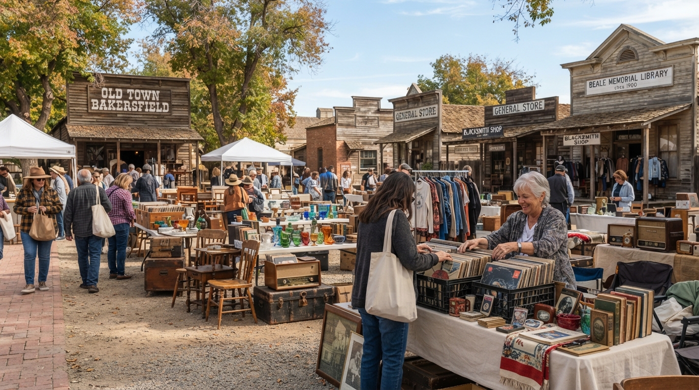 Village Flea at Kern County Museum events in fall 2026